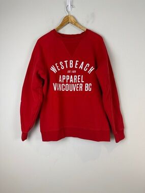 Westbeach Red Men's Sweatshirt Size Large